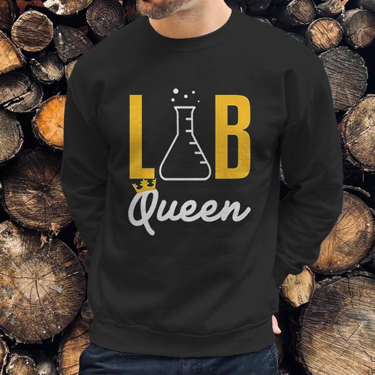 Lab Tech Queen Med Technician Funny Gift Supervisor Coworker Sweatshirt Gifts for Him