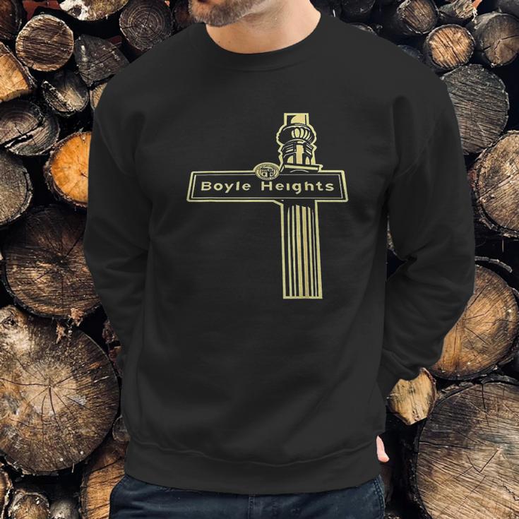 Lamp Post Boyle Heights Street Sign Street Sweatshirt Gifts for Him