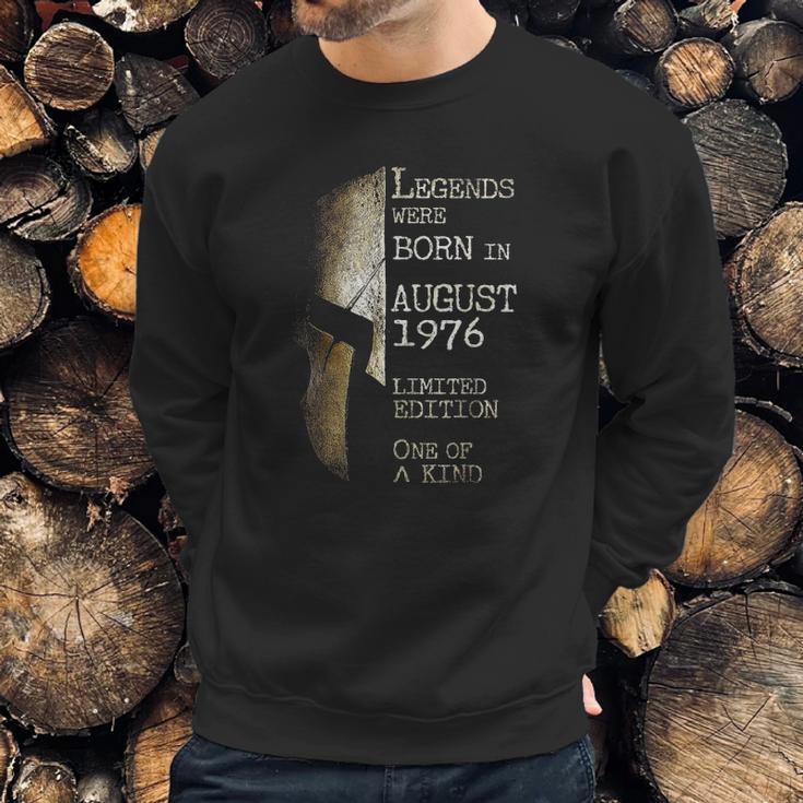 Legends Born In August 1976 45Th Birthday 45 Years Old Sweatshirt Gifts for Him