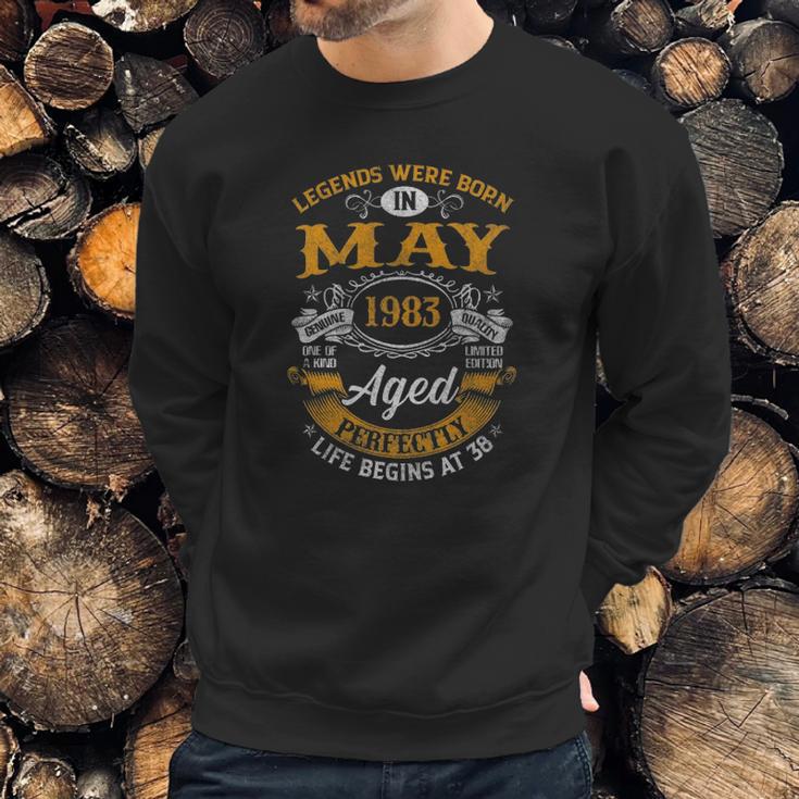 Legends Born In May 1983 38 Years Old 38Th Birthday Sweatshirt Gifts for Him