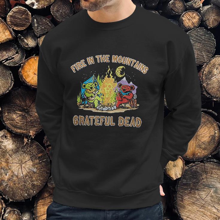 Liquid Blue Fire In The Mountain Sweatshirt Gifts for Him