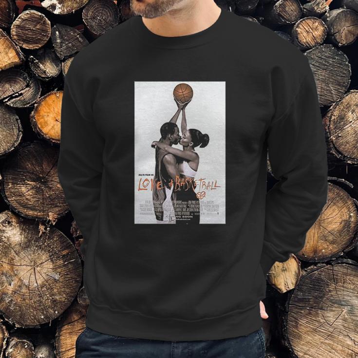 Love And Basketball Movie Poster Monica Wright Young Monica Quincy Mccall Sweatshirt Gifts for Him