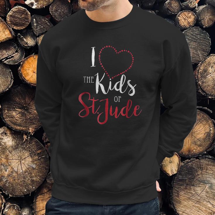 I Love And Heart The Kids Of St Jude For Runners Sweatshirt Gifts for Him