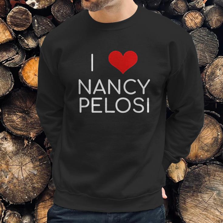 I Love Nancy Pelosi Heart Sweatshirt Gifts for Him