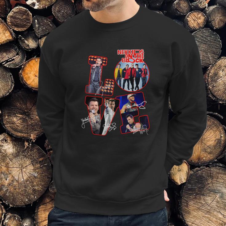 Love New Kids On The Block All Signature Sweatshirt Gifts for Him