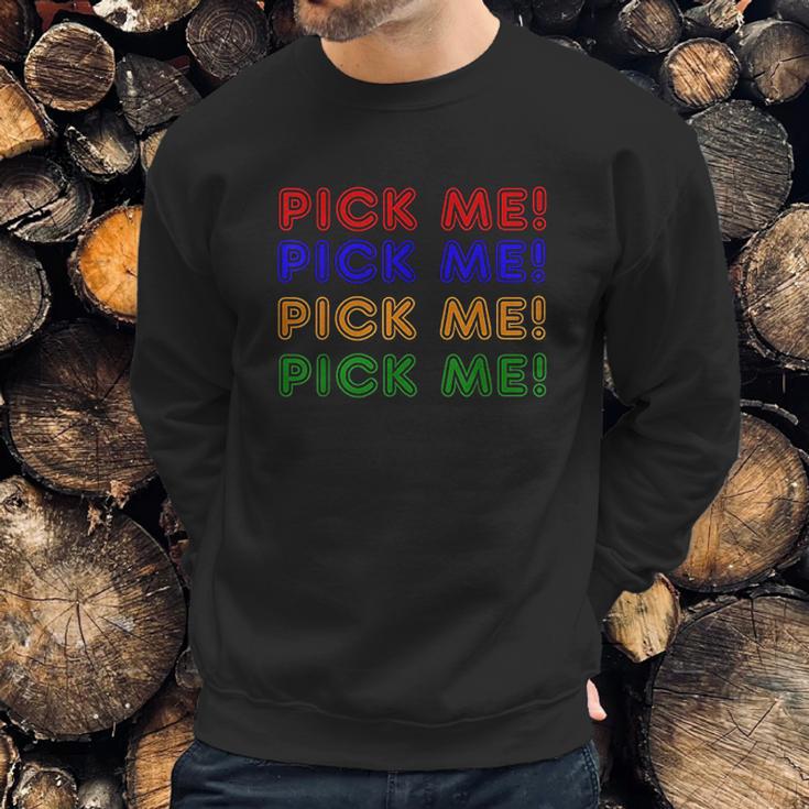 Lucky Casino Contestant Costume Pick Me Game Show Host Sweatshirt Gifts for Him