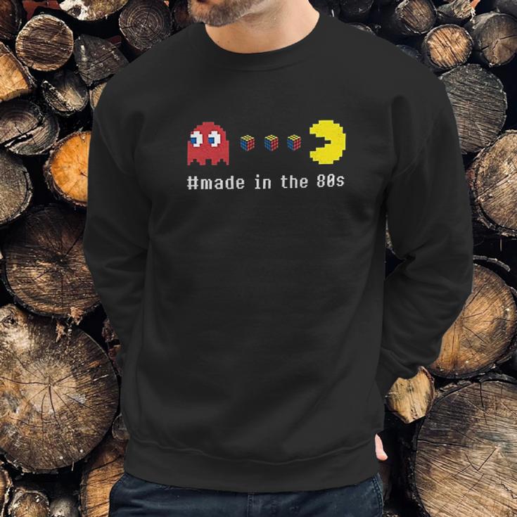 Made In The 80S Rubiks Pacman Sweatshirt Gifts for Him