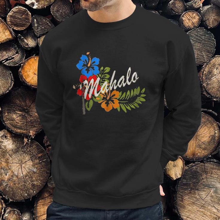 Mahalo Aloha Hawaiian Sweatshirt Gifts for Him