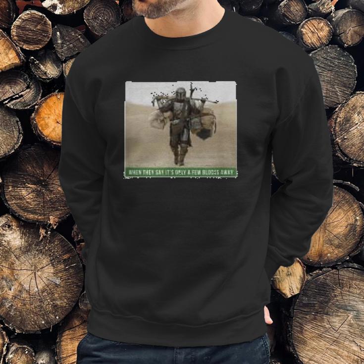 The Mandalorian And The Child Funny Meme Sweatshirt Gifts for Him