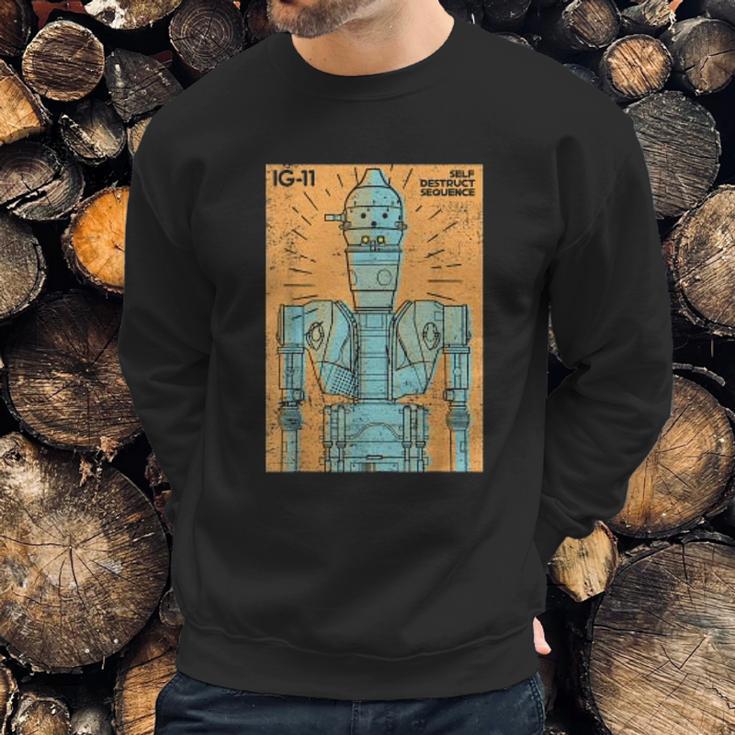 The Mandalorian Ig 11 Self Destruct Sequence Sweatshirt Gifts for Him