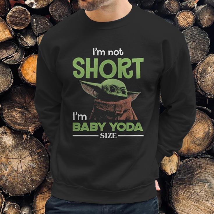 The Mandalorian I’M Not Short I’M Baby Yoda Sweatshirt Gifts for Him