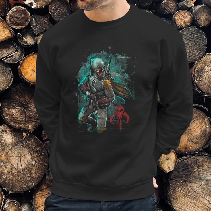 Mandalorian Warrior Graphic Sweatshirt Gifts for Him