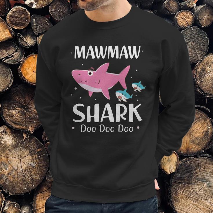 Mawmaw Shark Doo Doo Doo Black Pink Sweatshirt Gifts for Him