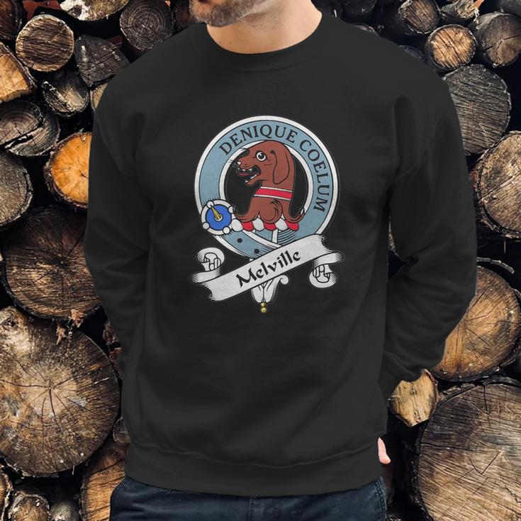 Melville Clan Badge Scottish Clan Badges Sweatshirt Gifts for Him