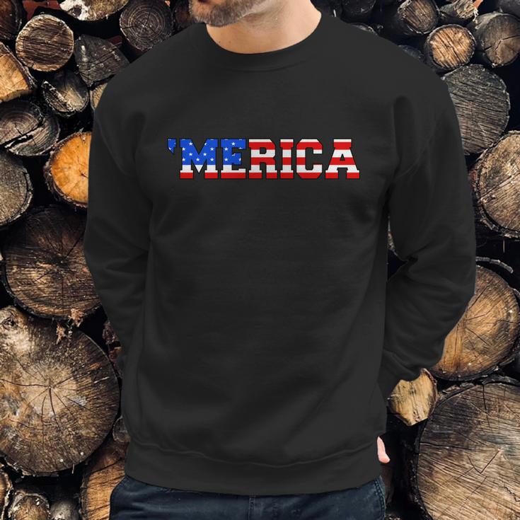 Merica Usa Logo Sweatshirt Gifts for Him