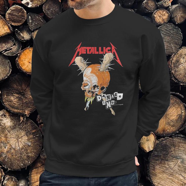 Metallica Mens Damage Inc Tour Sweatshirt Gifts for Him