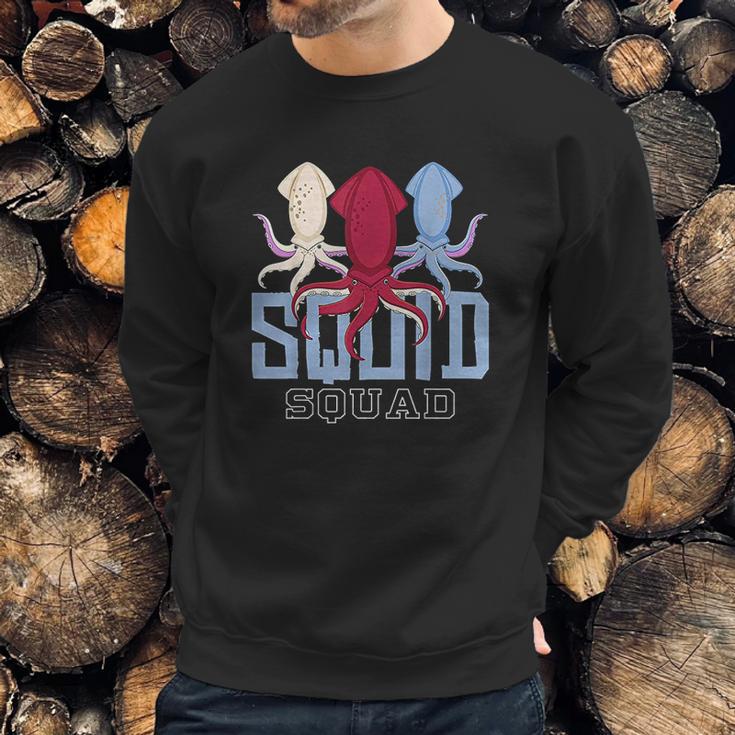 The Mighty Squid Squad Octopus Gift Sweatshirt Gifts for Him