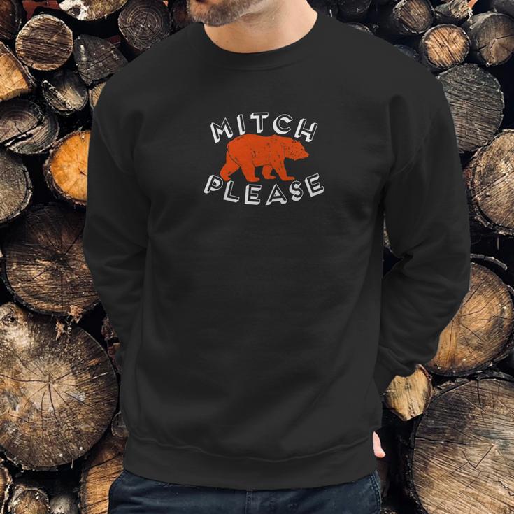 Mitch Please Orange Bear Funny Sweatshirt Gifts for Him