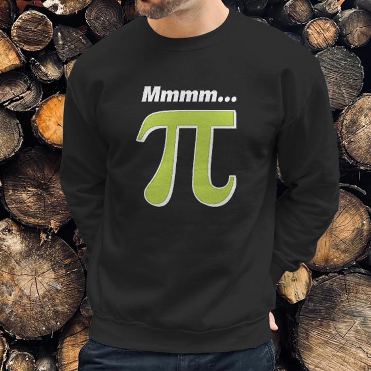 Mmm Pi Funny Pi Day Math Joke Sweatshirt Gifts for Him