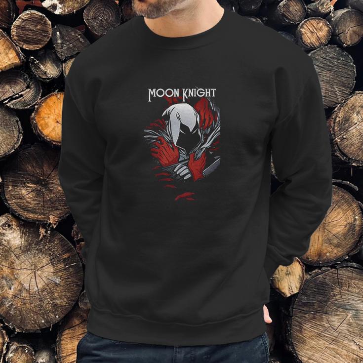 Moon Knight Choked Comic Cover Sweatshirt Gifts for Him