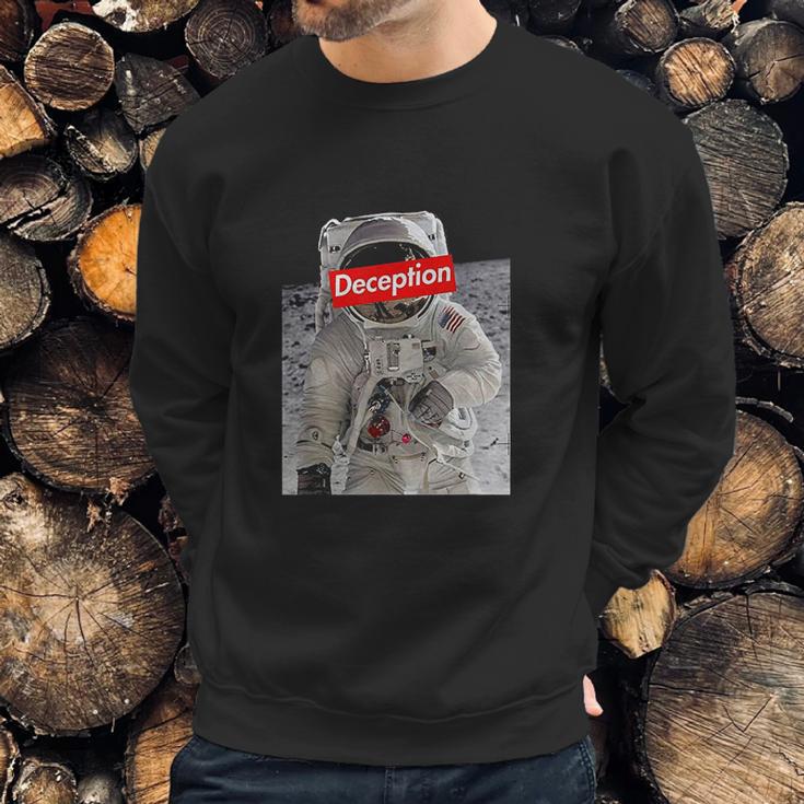 Moon Landing Conspiracy Theory Sweatshirt Gifts for Him