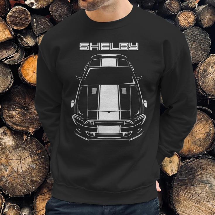 Mustang Shelby Gt500 Super Snake 2013 2014 White Stipe Sweatshirt Gifts for Him