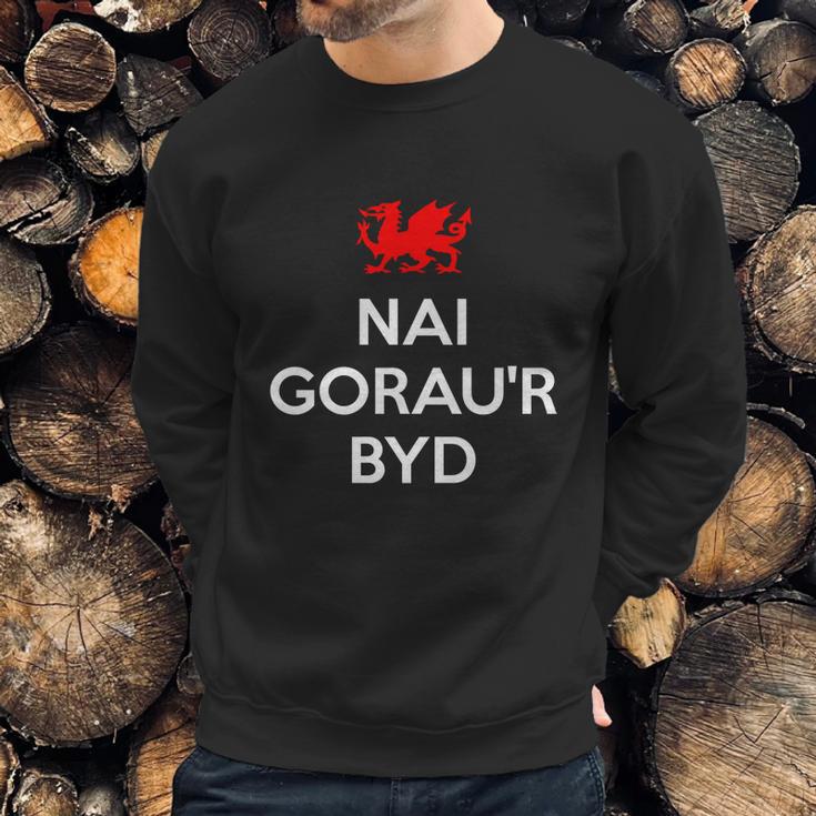 Nai Goraur Byd Worlds Best Nephew Welsh Wales Great Gift Sweatshirt Gifts for Him