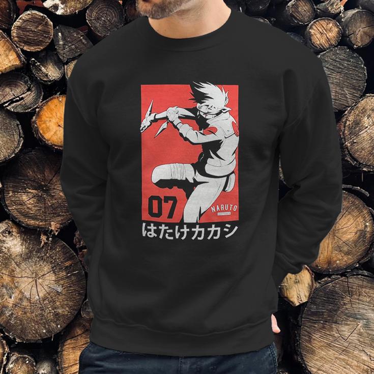 Naruto Shippuden Collection Black Graphic Sweatshirt Gifts for Him