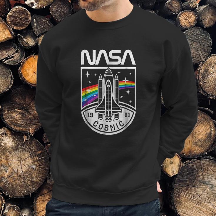 Nasa 1981 Cosmic With Space Shuttle Sweatshirt Gifts for Him