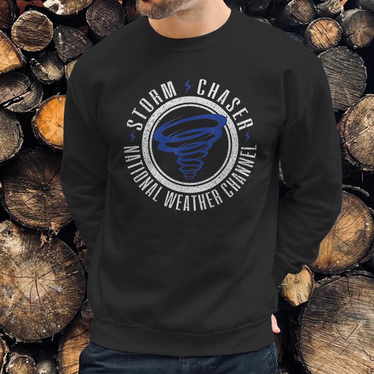 National Weather Channel Crew Storm Chasers Sweatshirt Gifts for Him