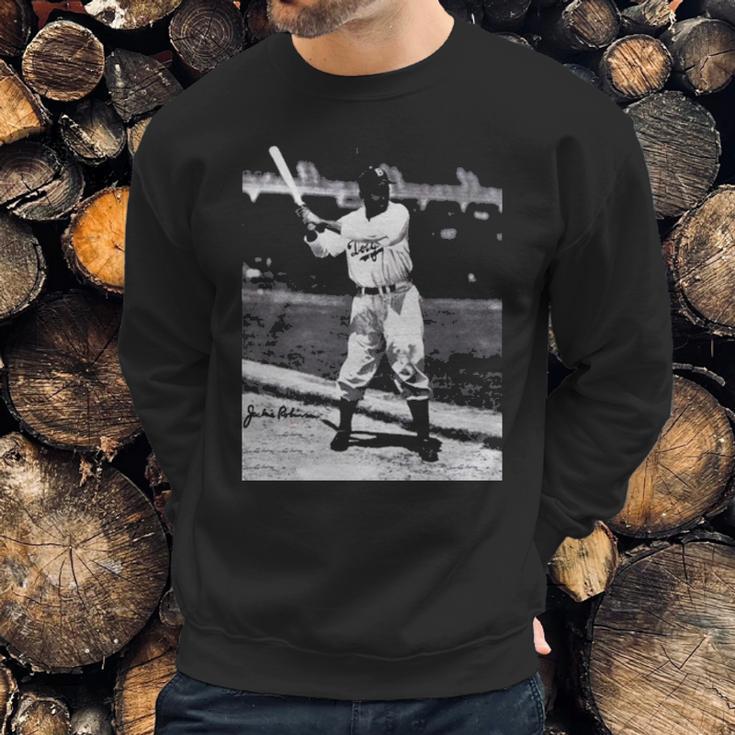 Ness Jackie Robinson Baseball Sweatshirt Gifts for Him