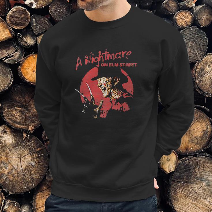 A Nightmare On Elm Street Freddy Circle Sweatshirt Gifts for Him