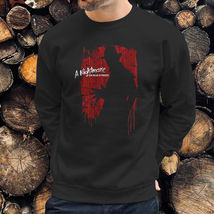 Nightmare On Elm Street Slayer Silhouette Sweatshirt Gifts for Him