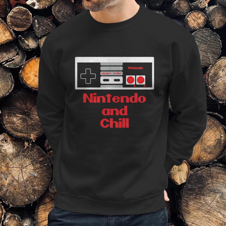 Nintendo And Chill - Nintendo And Chill T-Shirt Sweatshirt Gifts for Him