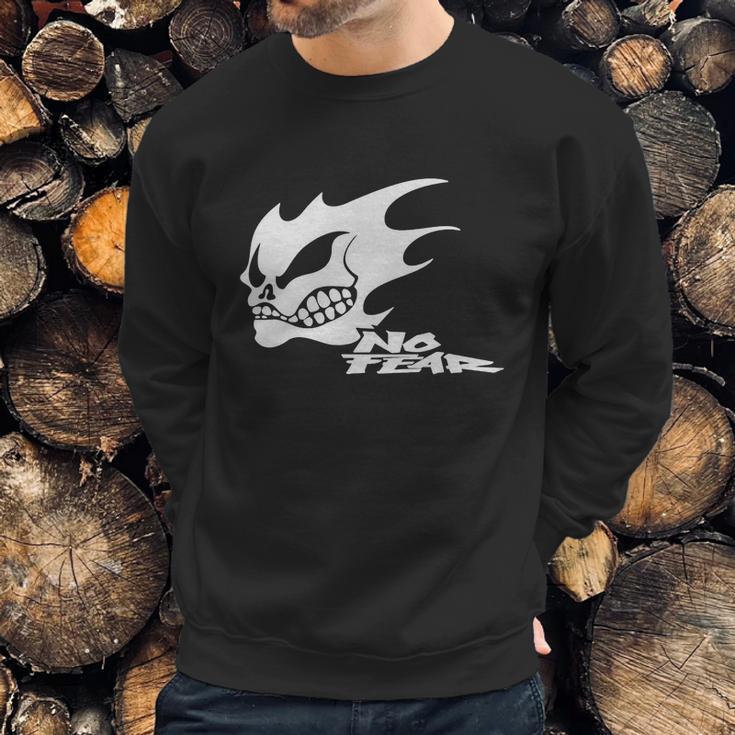 No Fear Flaming Skull T-Shirt Sweatshirt Gifts for Him