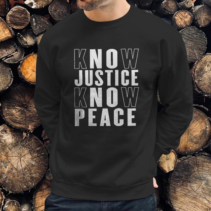 No Justice No Peace Black Lives Matter Sweatshirt Gifts for Him