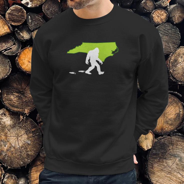 North Carolina State Bigfoot Hunter Sweatshirt Gifts for Him