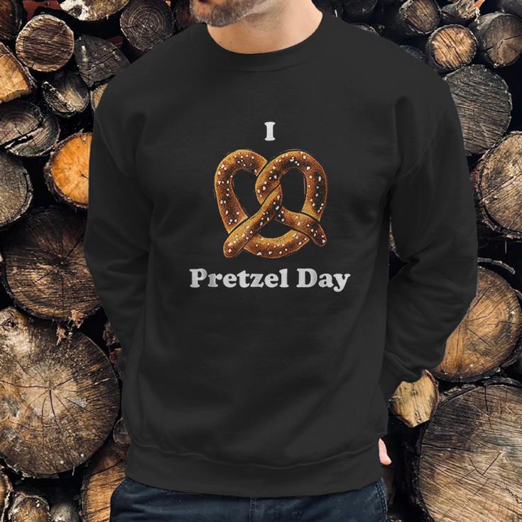 The Office I Pretzel Day Stanley Hudson Comfortable Sweatshirt Gifts for Him