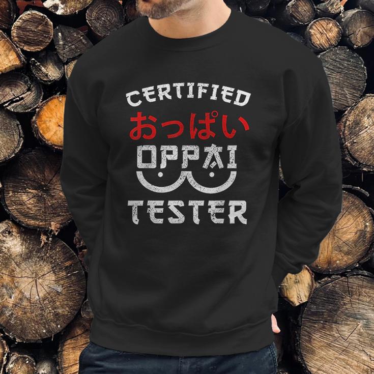 Oppai Tester Mega Milk Anime Sweatshirt Gifts for Him