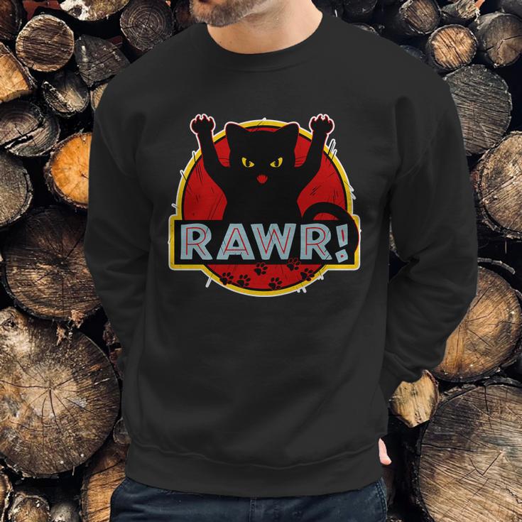 Parody Cat Rawr Logo Sweatshirt Gifts for Him