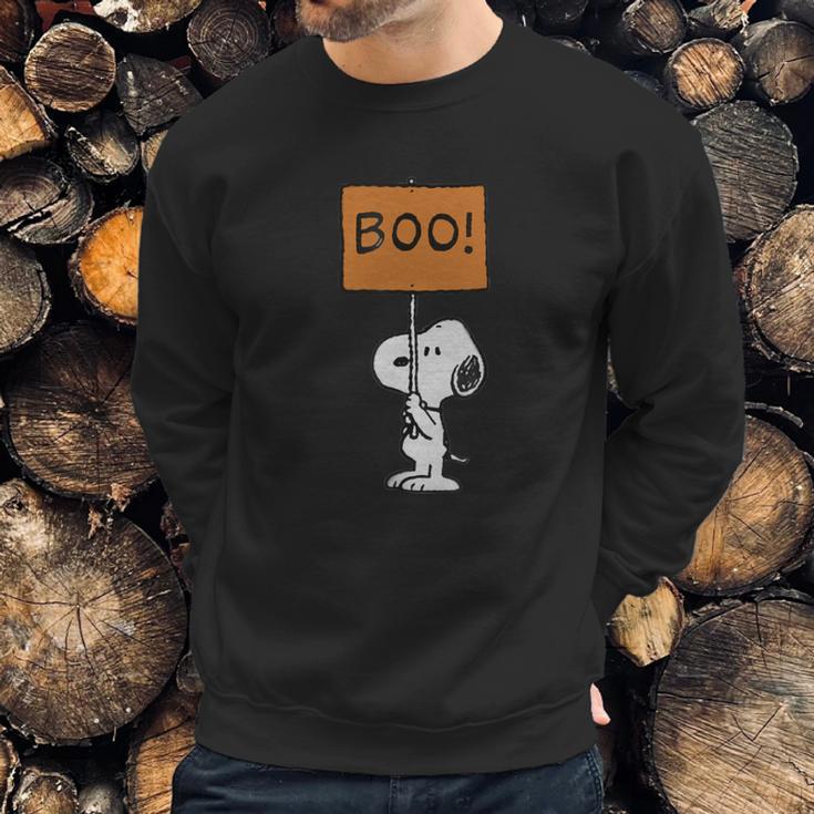 Peanuts Halloween Boo Sweatshirt Gifts for Him