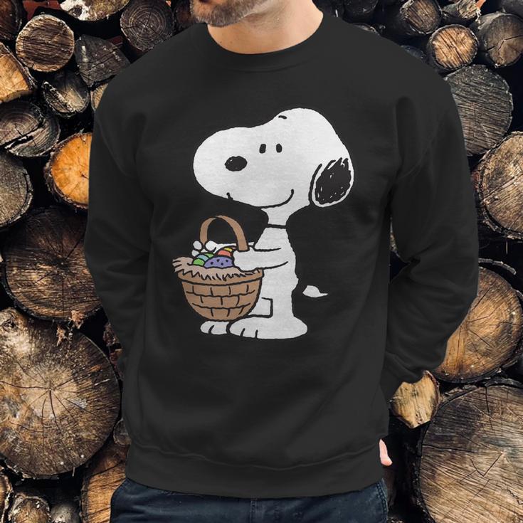 Peanuts Snoopy Easter Basket Sweatshirt Gifts for Him