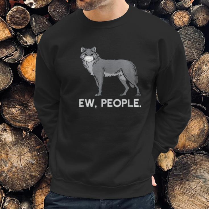 People Wolf Social Distancing Sweatshirt Gifts for Him