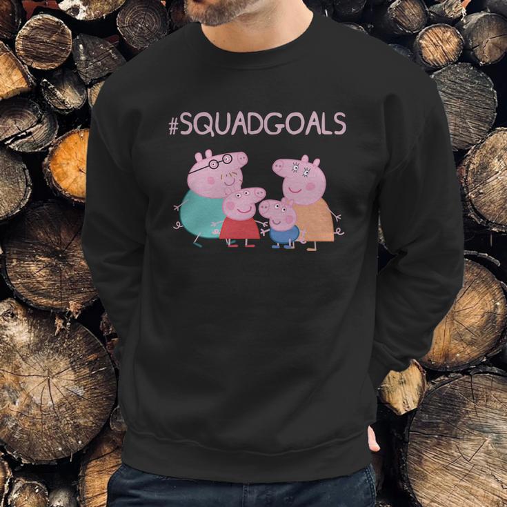 Peppa Pig Family Shirt Squad Goals Shirt Sweatshirt Gifts for Him