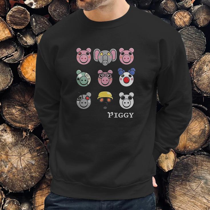 Piggy Faces Kids Sweatshirt Gifts for Him