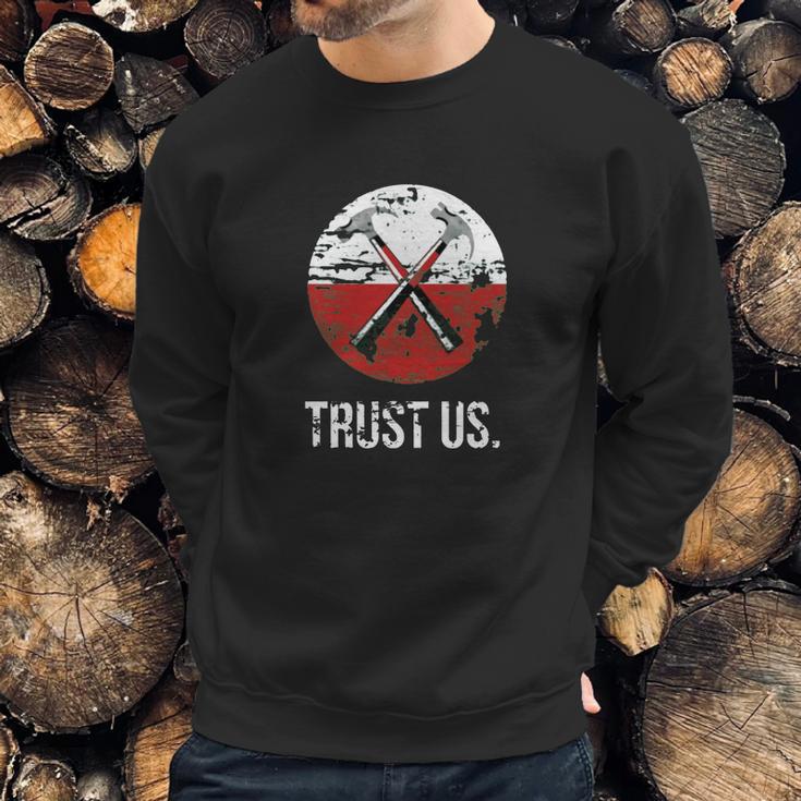 Pink Floyd Trust Us WornShirt Sweatshirt Gifts for Him