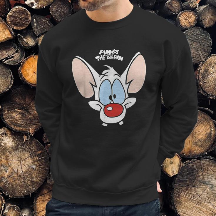 Pinky And The Brain Pinky Big Face Sweatshirt Gifts for Him