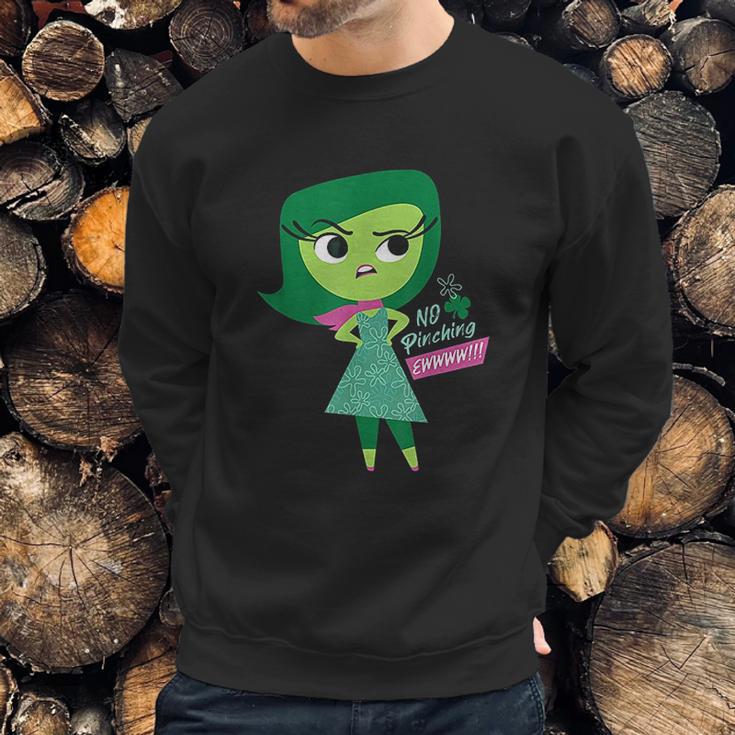 Pixar Inside Out Disgust Ew No Pinching St Patricks Day Sweatshirt Gifts for Him