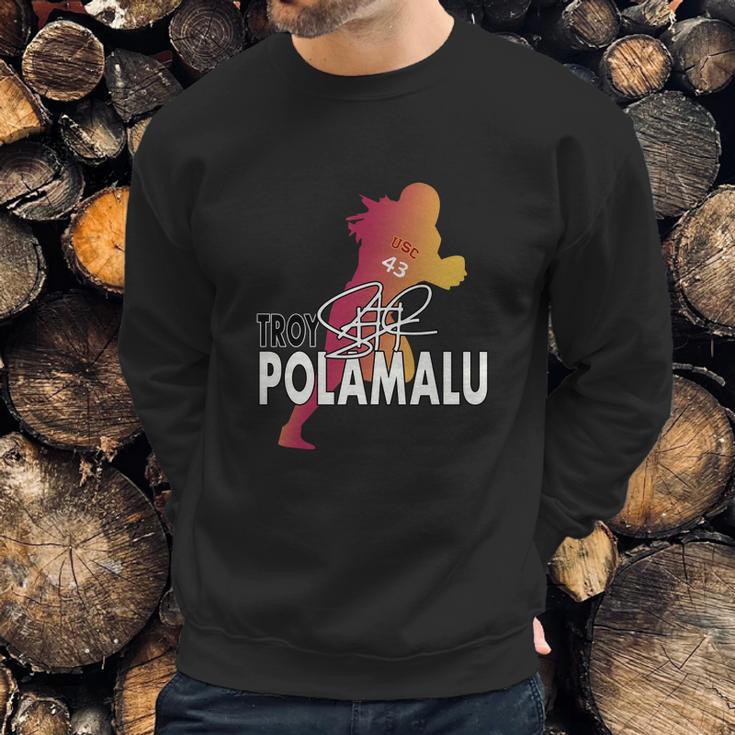 The Polamalu Silhouette Design Sweatshirt Gifts for Him