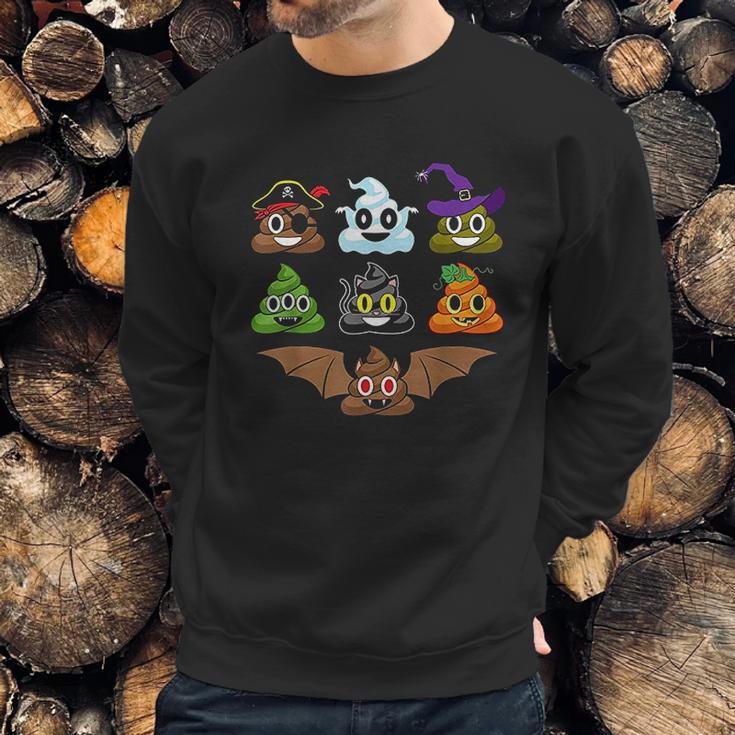 Poops Emojis Halloween Sweatshirt Gifts for Him